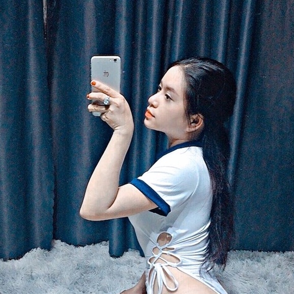 Cosplay đồng phục thể dục nữ sinh Nhật Bản gợi cảm - váy ngủ bodysuit đan dây kèm quần lót học sinh có thể mặc ngoài
