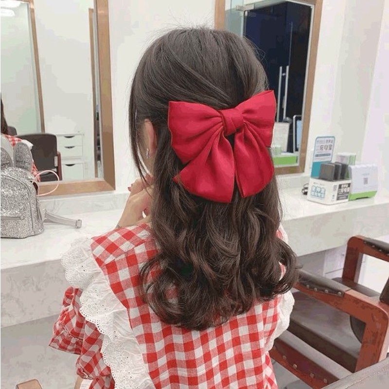 Nơ Cài Tóc Vải Nhung Dễ Thương Dành Cho Nữ