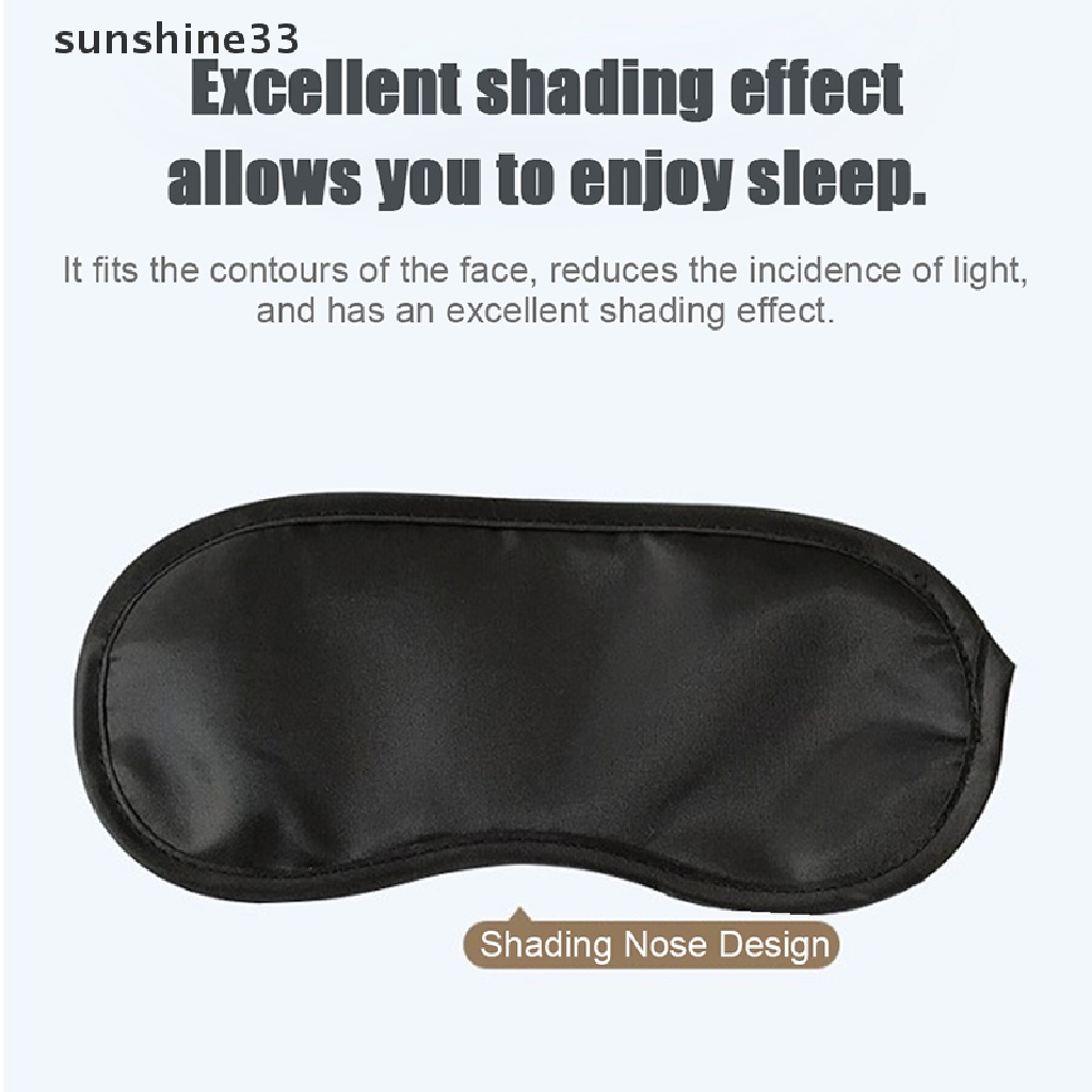 [Hàng mới về] Miếng bịt mắt ngủ mềm mại tự nhiên mang đi du lịch tiện lợi
