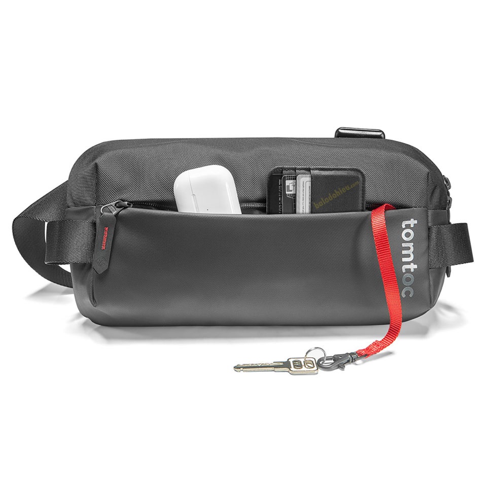 Túi Đeo Chéo Tomtoc H02 Lightweight Codura Sling Bag S - Đựng phụ kiện, Đồ dùng cá nhân