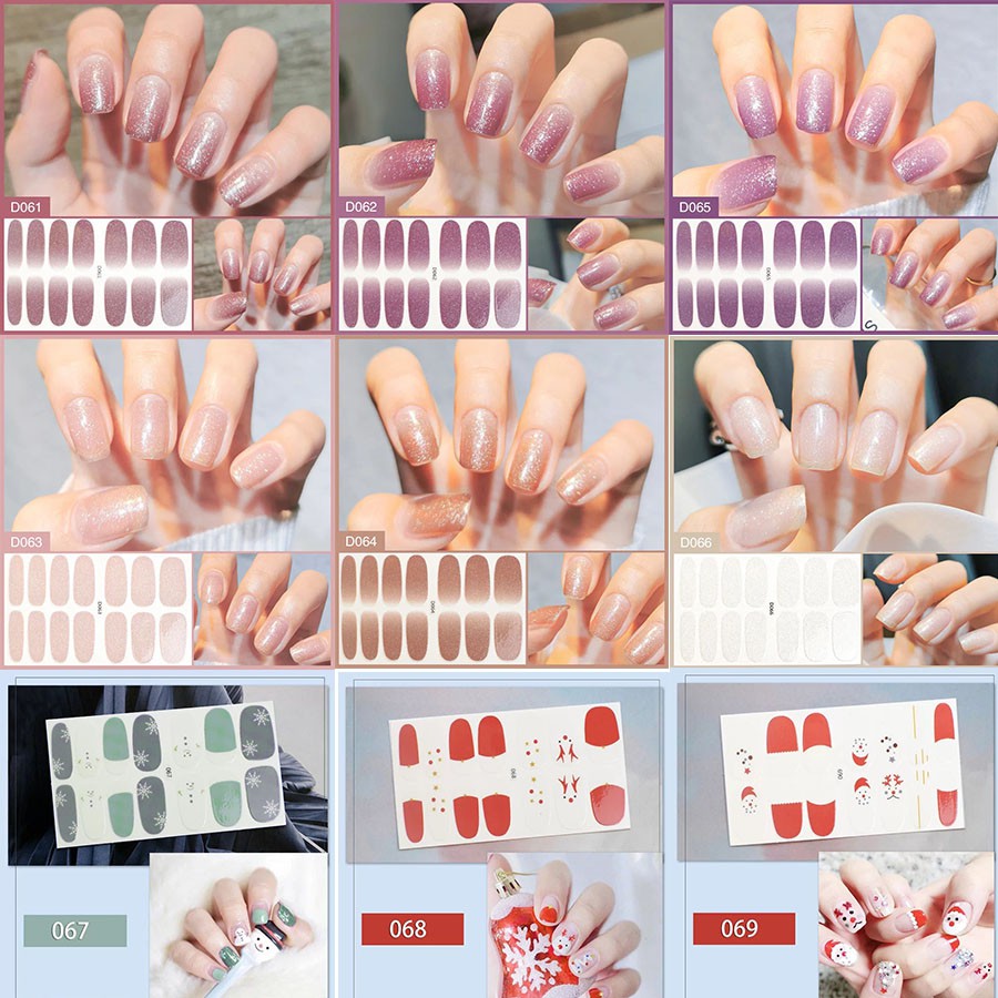 Miếng dán móng tay Hàn Quốc 061-073 Maycorner