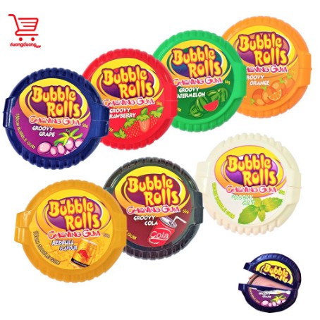 [Rẻ vô địch] Kẹo Bubble Rolls Thái Lan các vị date 2020