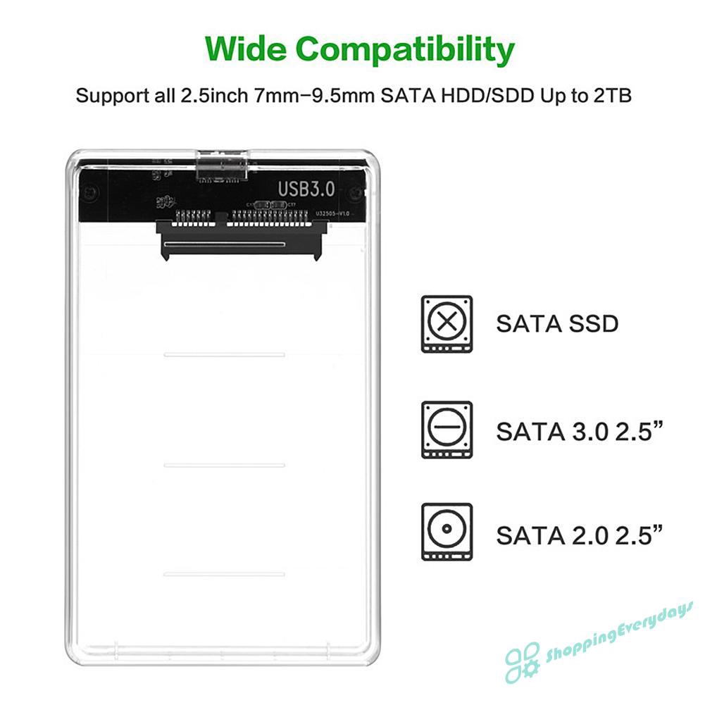 Ổ Cứng Di Động 2tb 2.5 Inch Usb 3.0 Sata Hdd Ssd