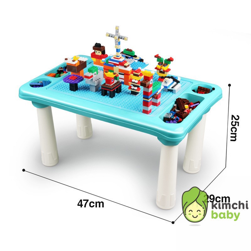 Bàn chơi lego đa năng, sáng tạo Learn Building Blocks KICHIBA DCLG02