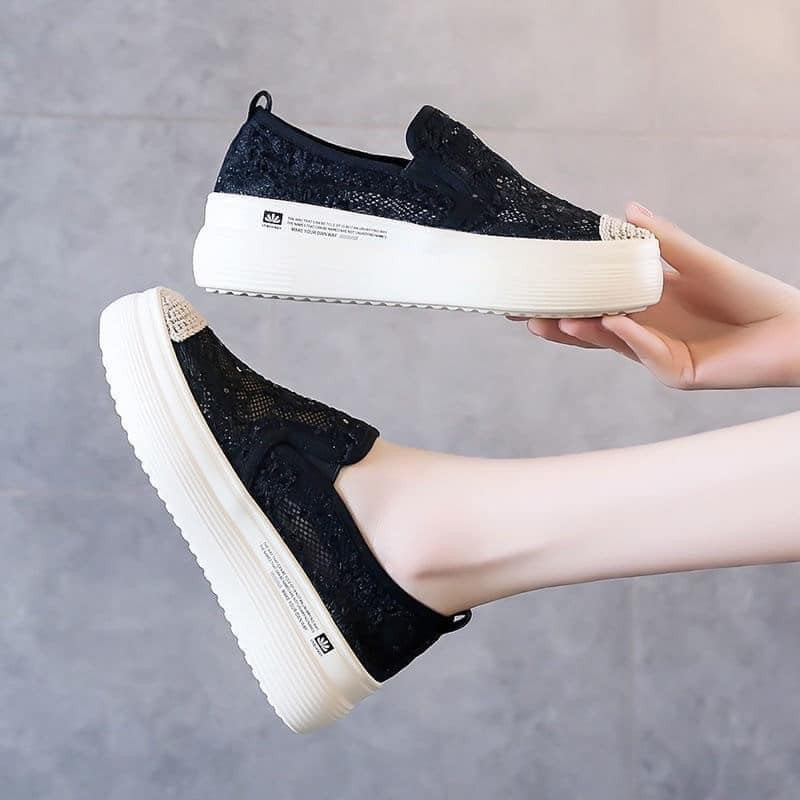 GIÀY SLIPON REN ĐẾ ĐỘN