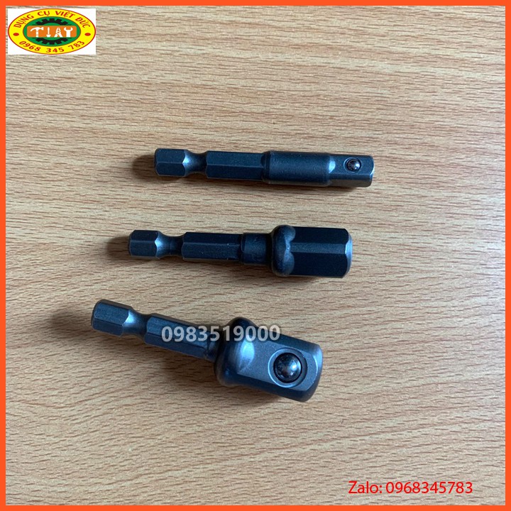Đầu chuyển sang khẩu Bulong 1/2", 1/4", 3/8" cho máy bắn vít, máy khoan pin