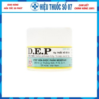 D.E.P mỡ bôi da giúp giảm ngứa do ghẻ, muỗi, côn trùng cắn lọ 10g