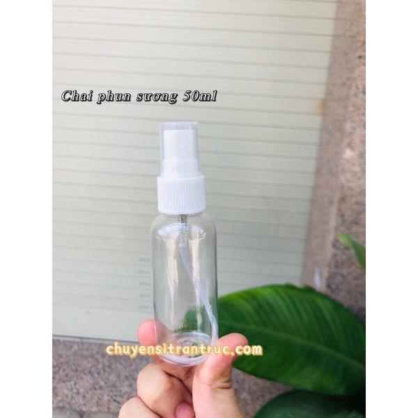 Chai xịt phun sương 30ml, 50ml, 100ml, chai chiết mỹ phẩm 50ml