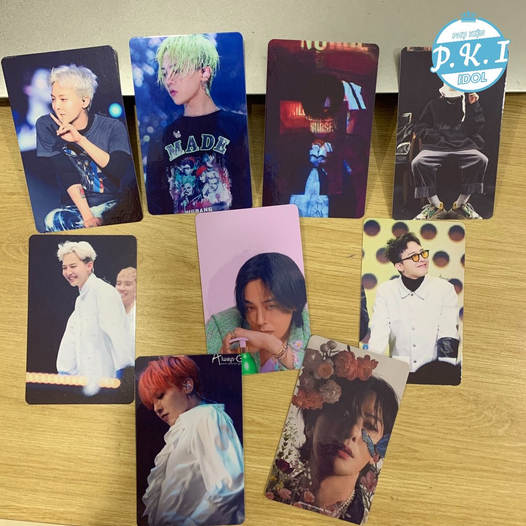 SET 9 Card Ảnh G-Dragon Siêu Chất