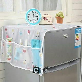 Tấm phủ tủ lạnh có ô để đồ