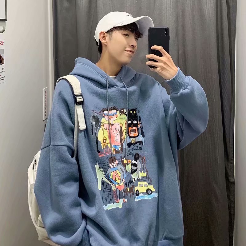 Áo Hoodie Với 3 Màu Hợp Thời Trang Dành Cho Nam M-5Xl