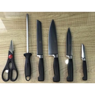 Set dao block gỗ sồi Zwilling four star 7 món - made in Germany