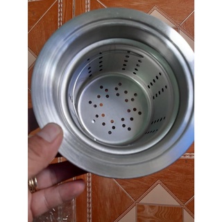 Bầu xả chậu rửa chén Inox 304 Phi 110