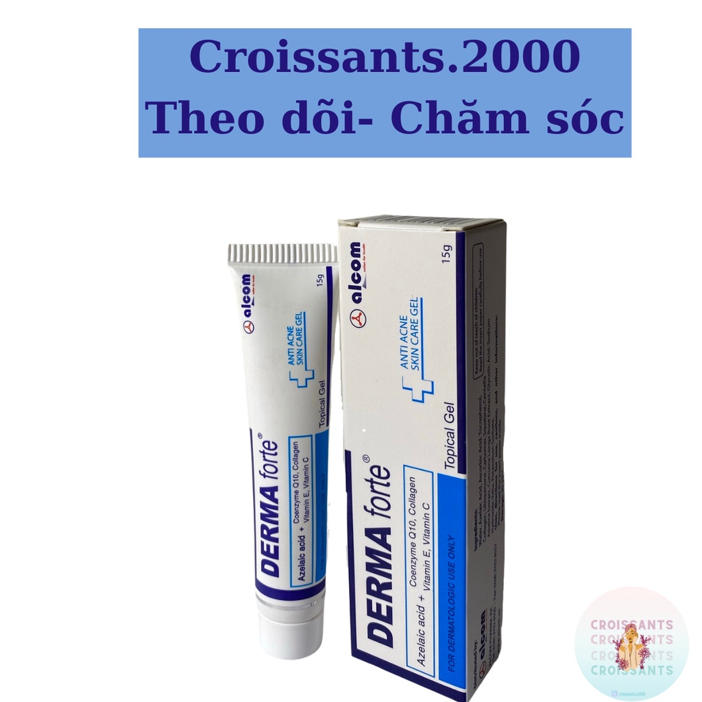 [CHÍNH HÃNG] Derma Forte Gel 15g - Giảm Mụn Trứng Cá, Ngừa Thâm, Mờ Sẹo, Dưỡng Da | BigBuy360 - bigbuy360.vn