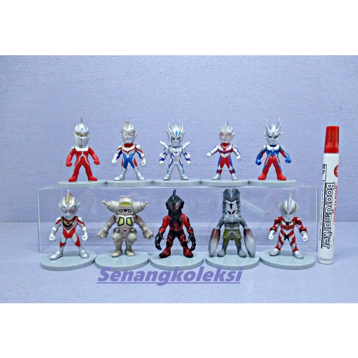 Mô hình đồ chơi nhân vật siêu nhân ULTRAMAN 10 CHIBI SERIES ORB DARKSEVEN LEGEND GAIA