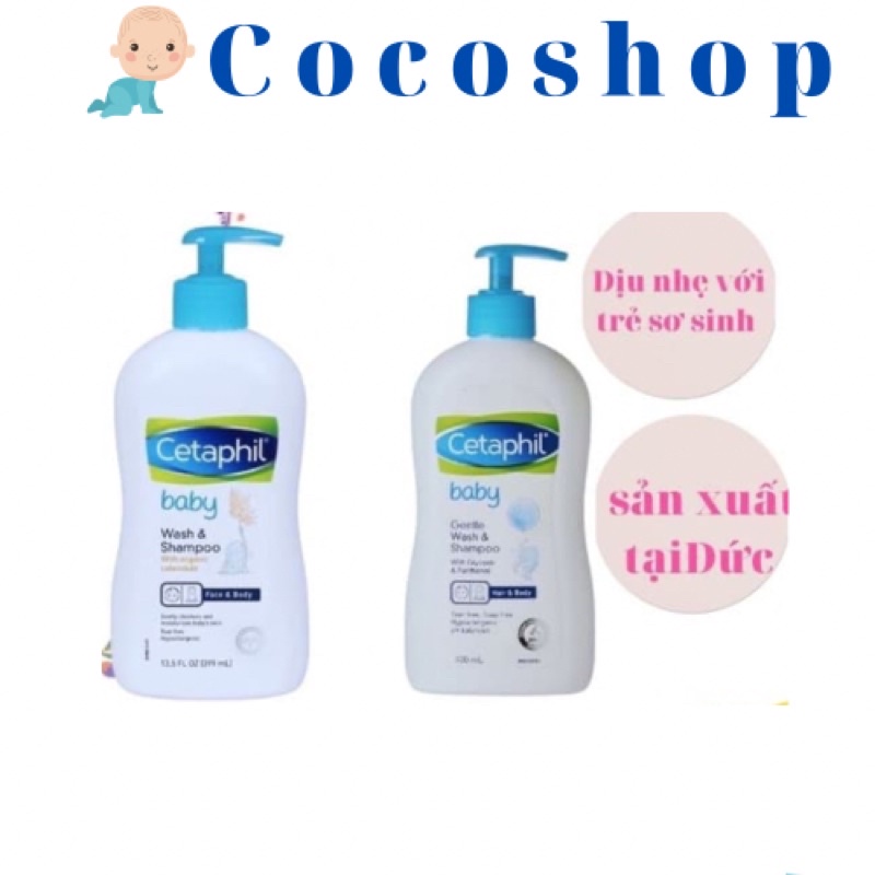 [ Hàng chính Hãng] Sữa tắm gội Cetaphil hương hoa cúc chai 400ml