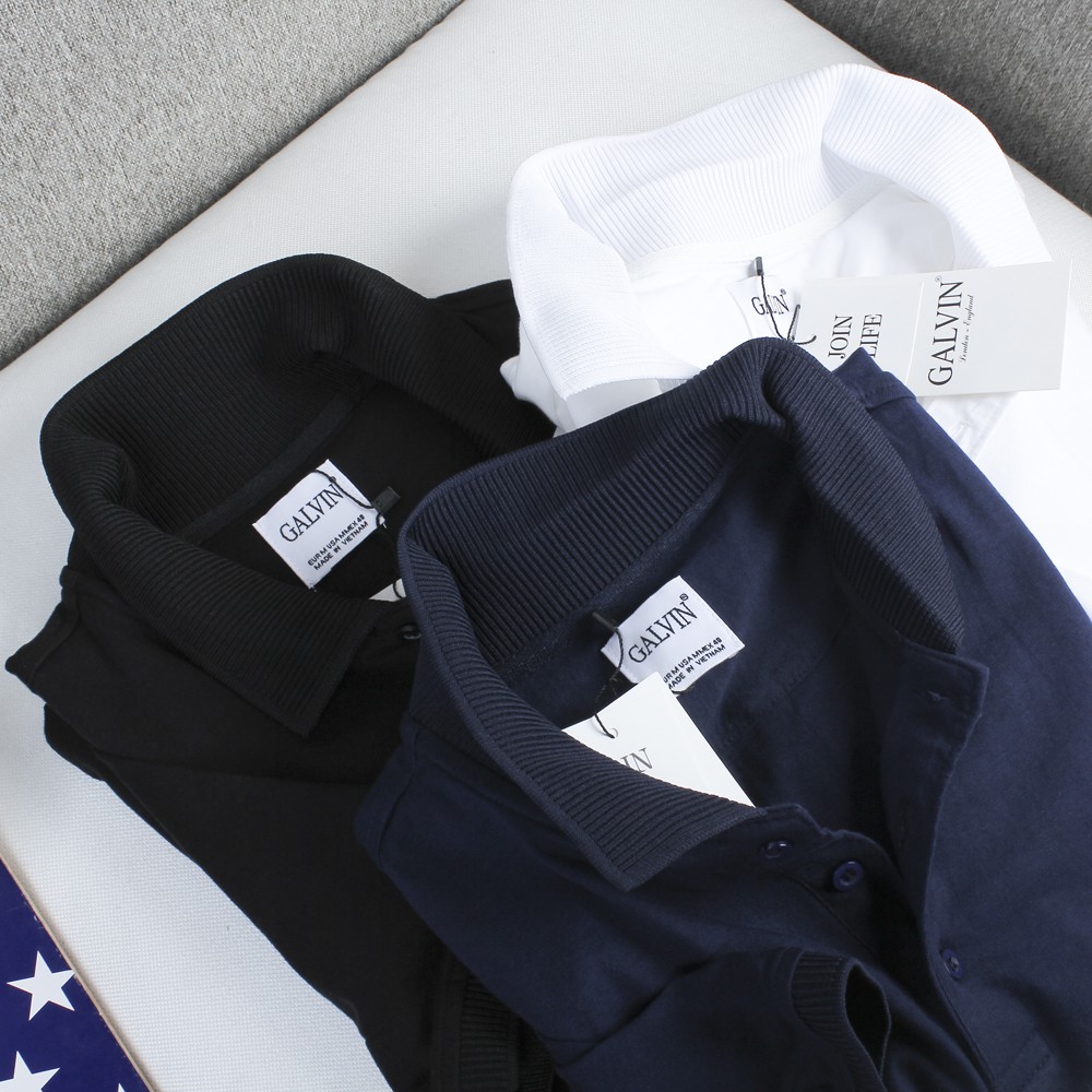 Áo polo nam Leo Vatino phối vạch tay chất CVC Cotton cá sấu cổ bẻ tay ngắn PLS01F | BigBuy360 - bigbuy360.vn