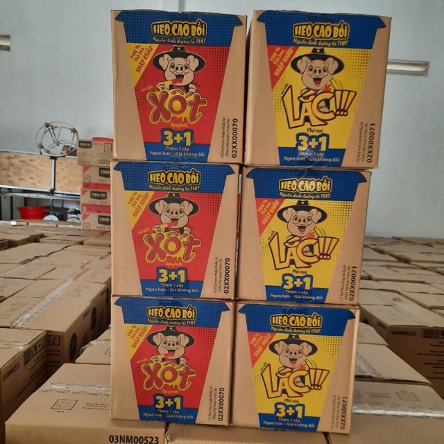  Xúc xích lắc heo cao bồi(thùng 48 ly)