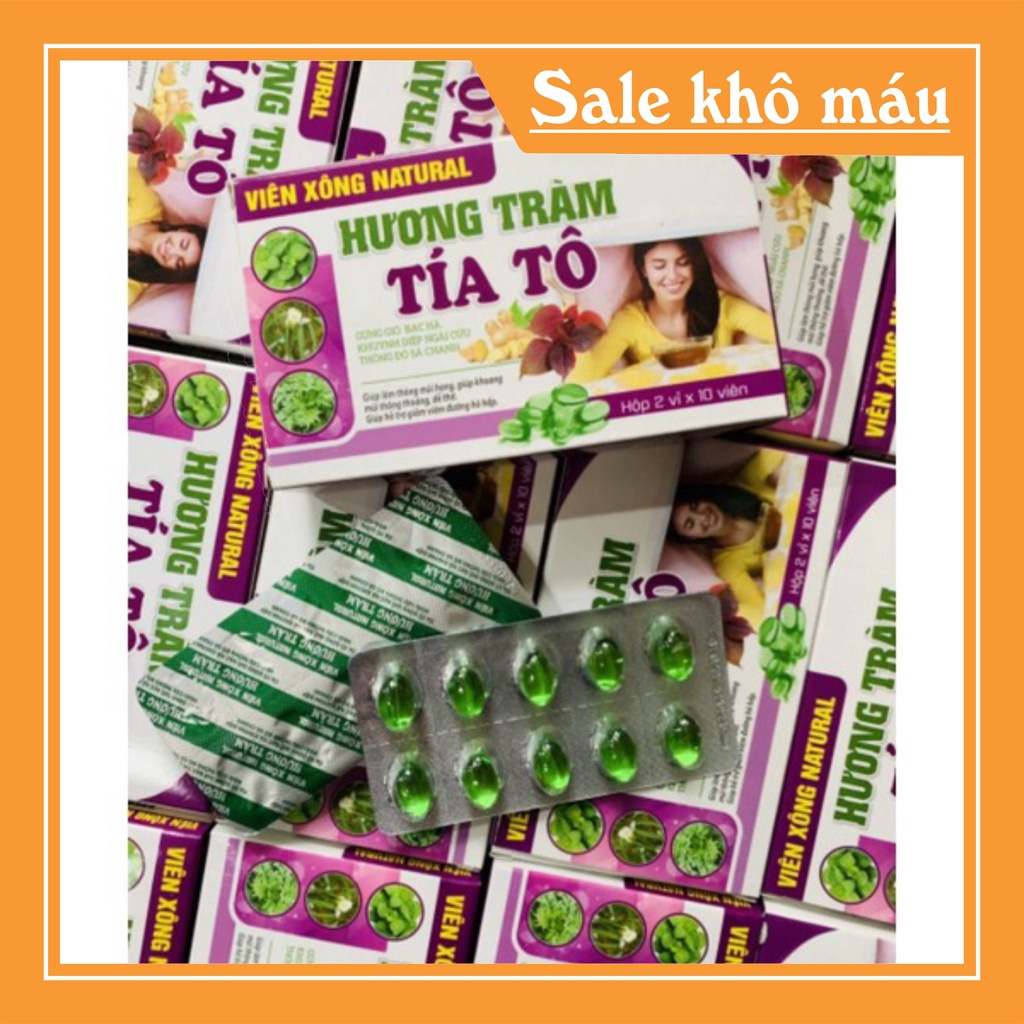 [FREESHIP] Viên sông Hương Tràm hộp 20 viên