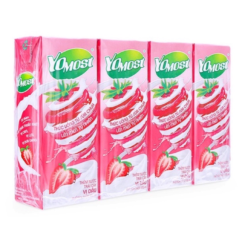 Combo 2 lốc sữa chua uống yomost 170ml