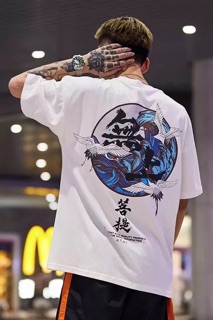 Áo thun cá tính phong cách Ulzzang Hàn Quốc.