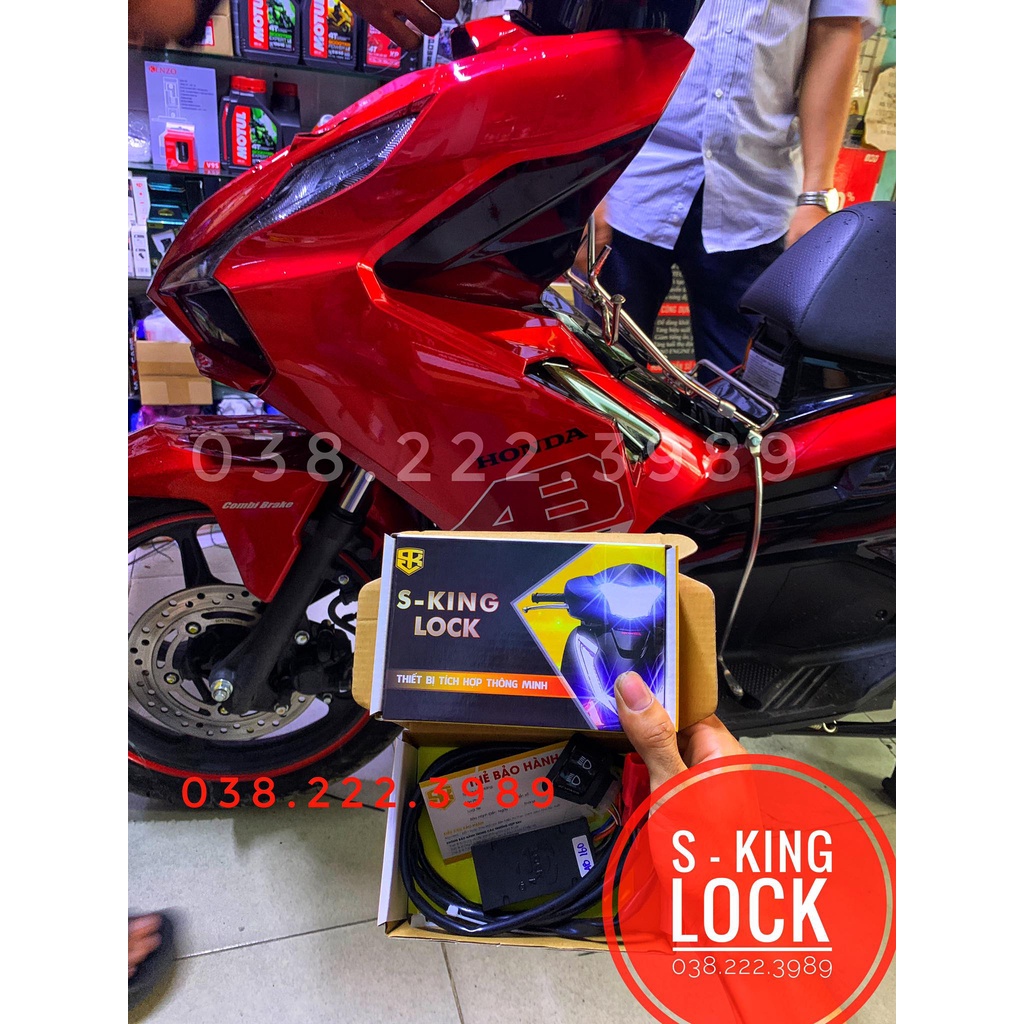 Bộ Tắt Đèn Xe Honda AIR BLADE 125 / 150 / 160 Bảo Hành 24 Tháng - S King Lock