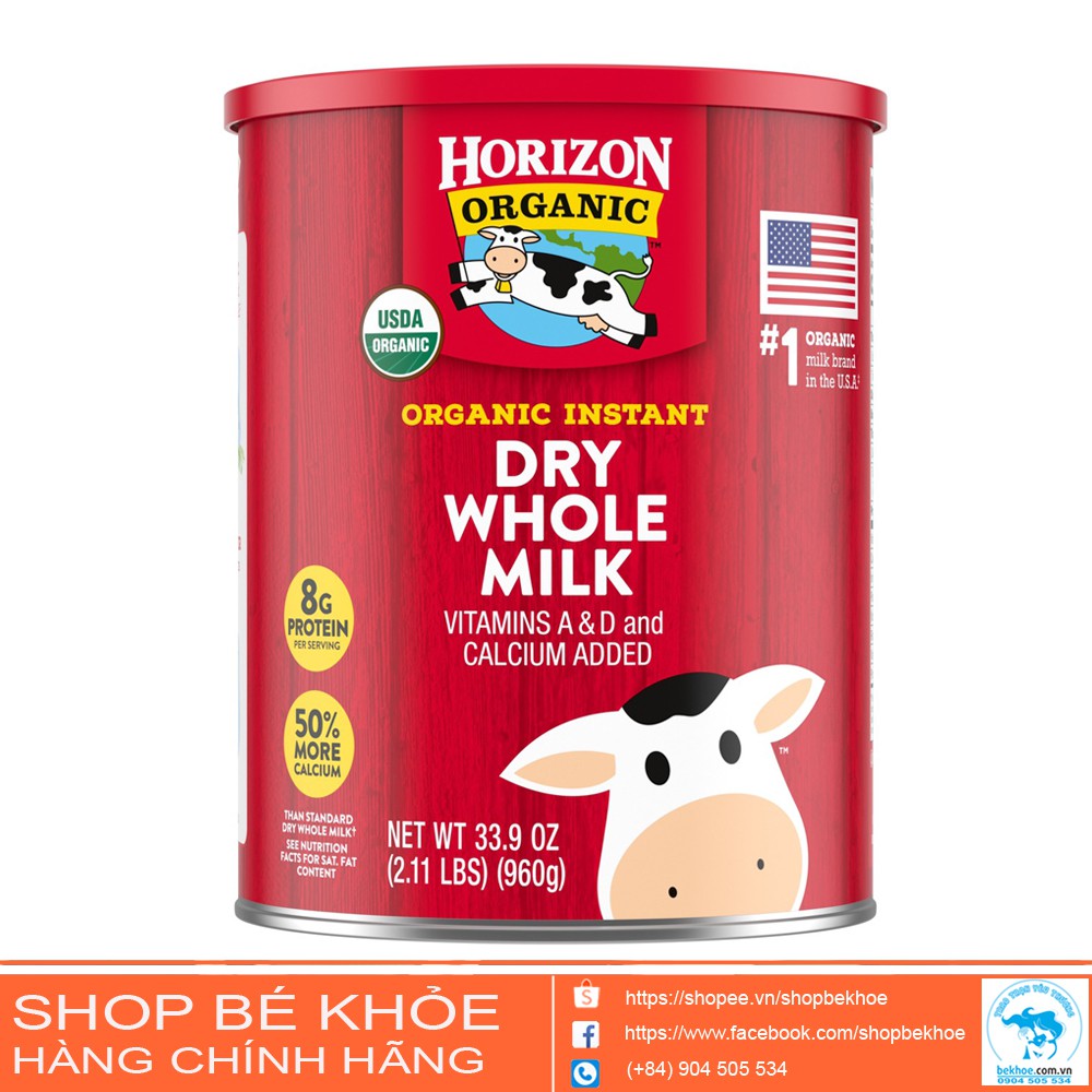 Sữa bột Horizon Organic 870g