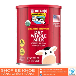 Sữa bột Horizon Organic 870g