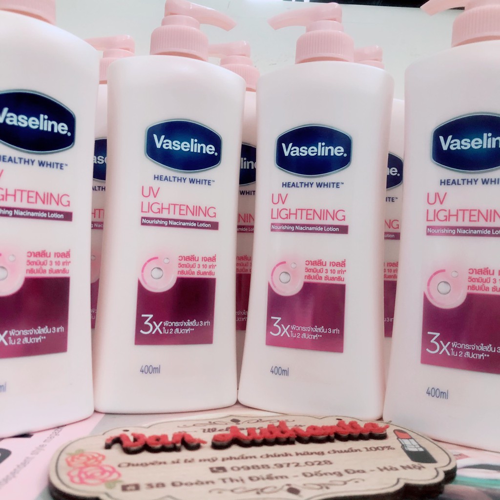 Dưỡng thể Vaseline trắng da Thái 400ml