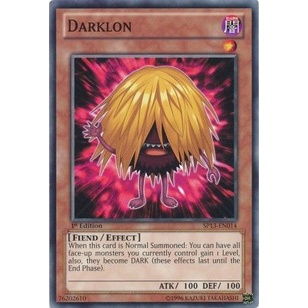 Thẻ bài Yugioh - TCG - Darklon / SP13-EN014'