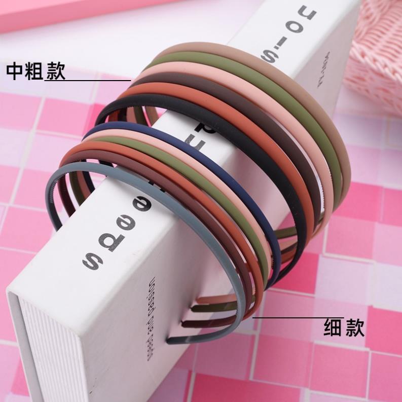 Băng đô cài tóc đơn giản nhỏ gọn nhiều màu Hàn Quốc BD26