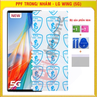 Dán dẻo PPF loại trong và nhám cho mặt trước, sau LG Wing