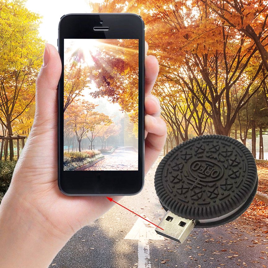 Usb 2.0 Dung Lượng 8g / 16g / 32g Hình Tròn Tiện Dụng