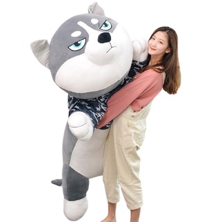Gối ôm hình chó husky size lớn vải siêu mịn rất đẹp