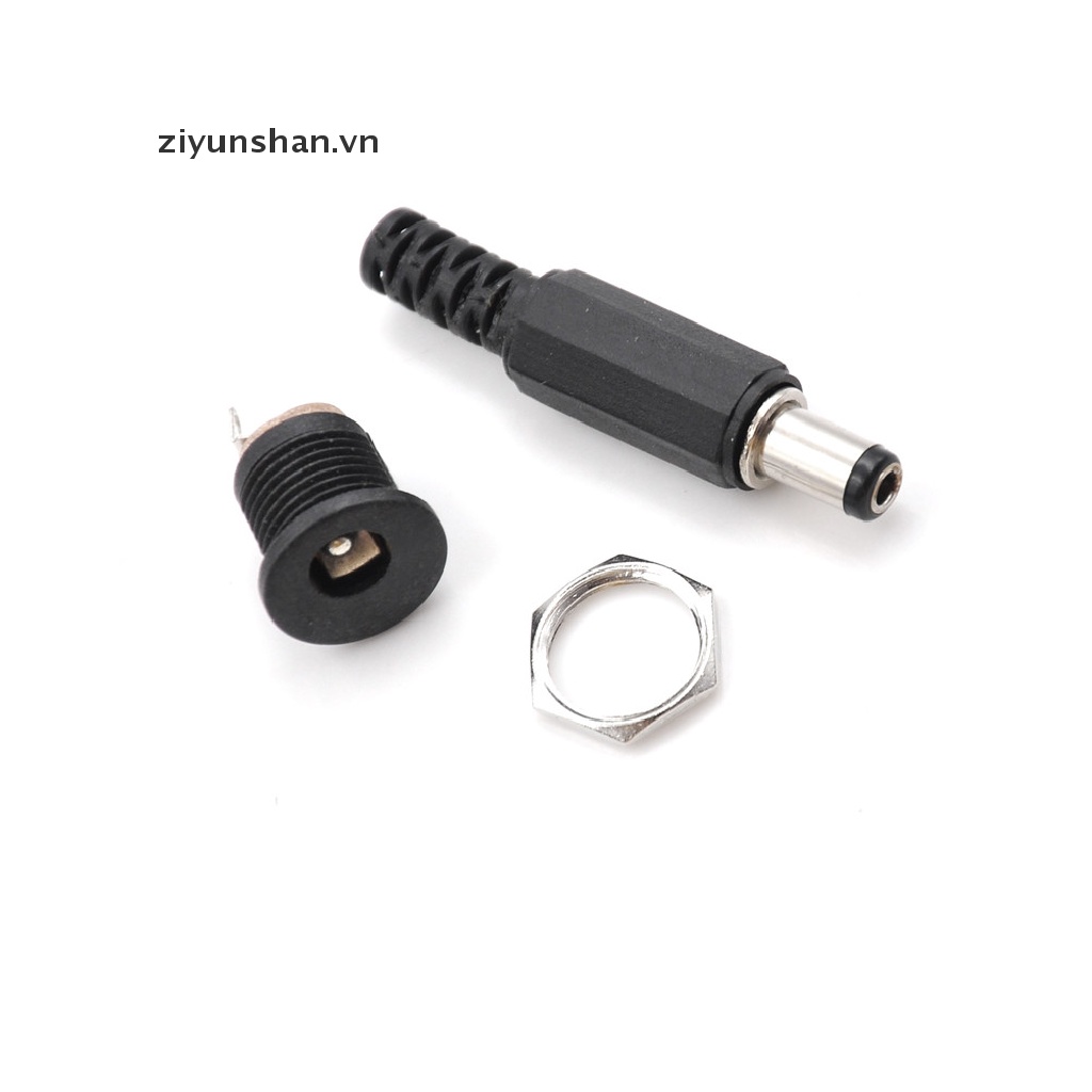 Set 10 Giắc Cắm Female + Male Jack Nối 5.5 * 2.5 mm DC022