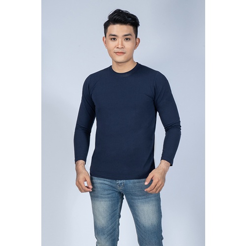 Áo thun nam dài tay cổ tròn Regular fit Novelty 190763D