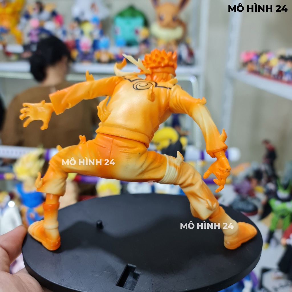 Mô Hình Naruto Shippuuden Uzumaki Naruto Vibration Stars III 3 Trạng thái chakra Cửu Vĩ - Kyuubi Chakra Mode tượng 24