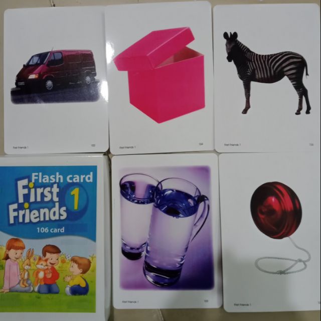 Flashcard First Friends 1 (A5 - 1m)