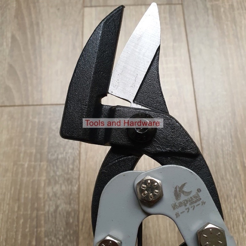 KÉO CẮT TÔN MỎ NGHIÊNG 45 ĐỘ KÍCH THƯỚC 10 INCH HÃNG KAPUSI NHẬT BẢN