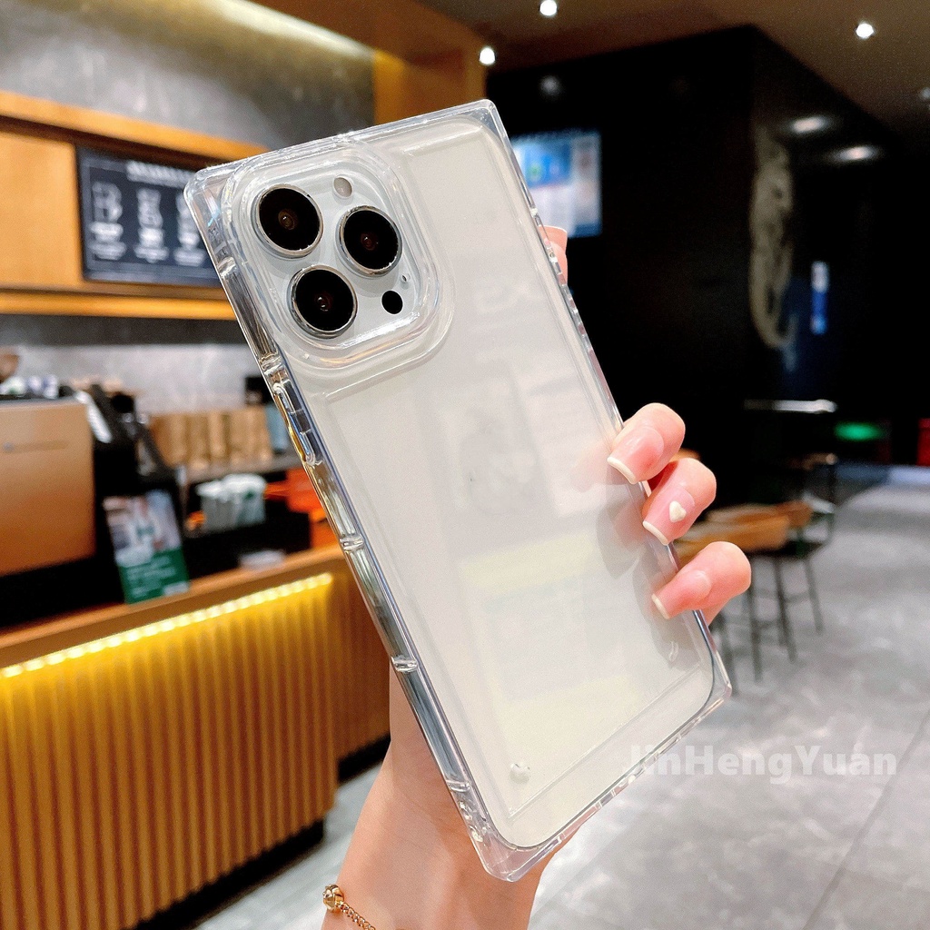 Ốp Điện Thoại Cao Su TPU Mềm Chống Sốc Màu Kẹo Cho IPhone 13 14 12 11 Pro X XR XS Max 7 8 Plus