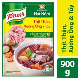 Hạt Nêm Knorr Từ Thịt Thăn, Xương Ống Và Tủy Bổ Sung Vitamin A  Gói 900g