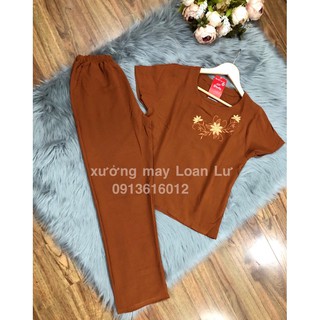 Bộ đũi quần dài tay cộc dành cho các bà các mẹ