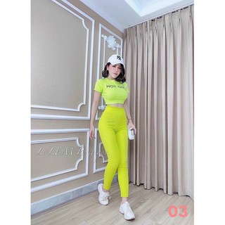 Sét Hot Girl chất thun rip  mềm đẹp tập Gym Yoga