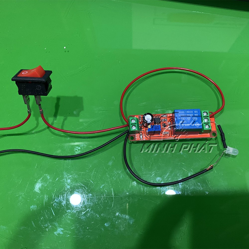 Mạch tạo thời gian trễ delay đóng relay mạch rơ le 5v 12V DC