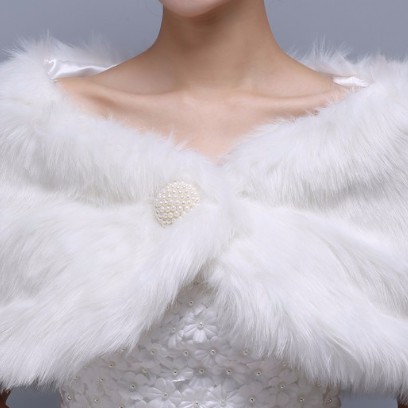 ÁO CHOÀNG CÔ DÂU - Khăn Choàng Lông Cô Dâu 120 Số 4