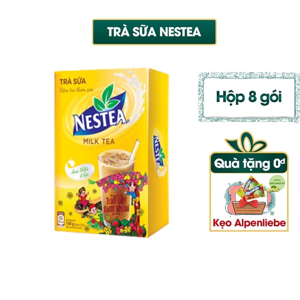 Trà sữa Nestea Hộp 8 gói x 20g