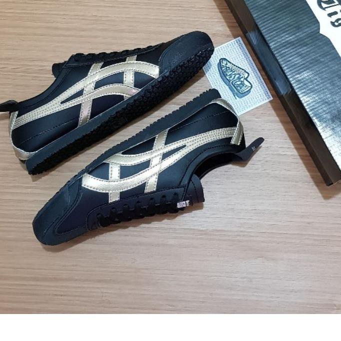 Giày Thể Thao Asics Onitsuka Tiger Mexico Deluxe 66 Màu Vàng Đen