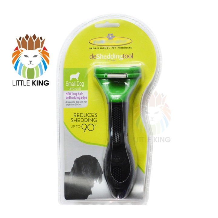 Lược chải lông Furminator có nút bấm cho chó nhỏ dưới 9kg Little King pet shop