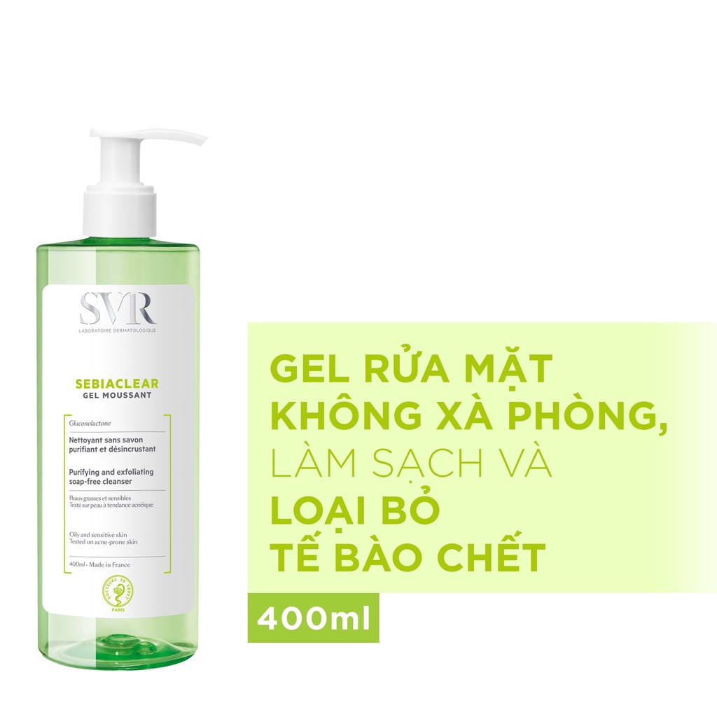 Sữa Rửa Mặt SVR Pháp Dành Cho Da Dầu Mụn - Hàng chính hãng - Skin authentic | BigBuy360 - bigbuy360.vn