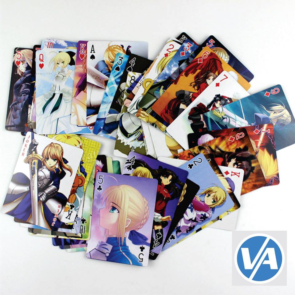 Bài tây Fate (mẫu 1) - có nhiều mẫu Anime, Manga, Game